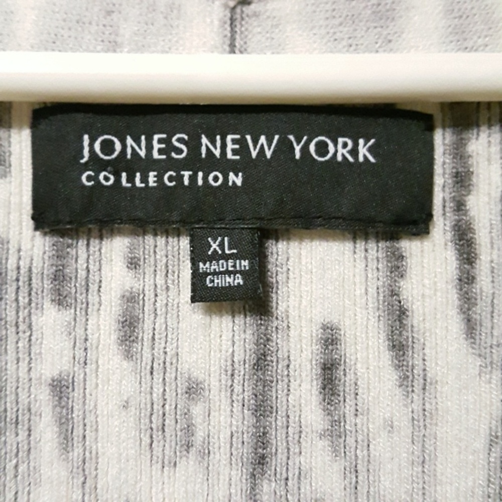 Jones New York Brown Zebra Stripe Knit Sleeveless (JN108) Final Price - Picture 3 of 6